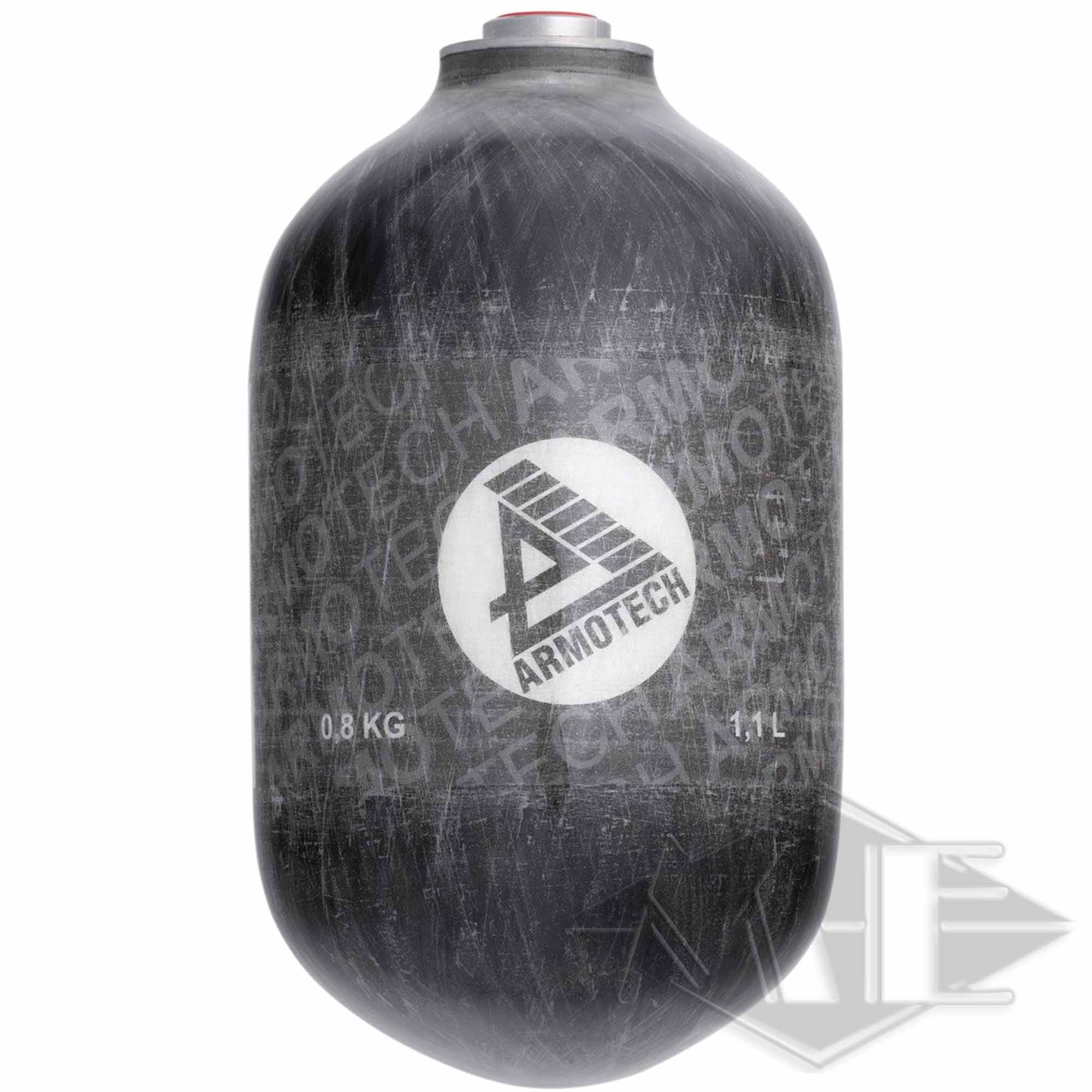 1.1 liter composite bottle "Armotech", Pi, 4500psi Flasche, Glas