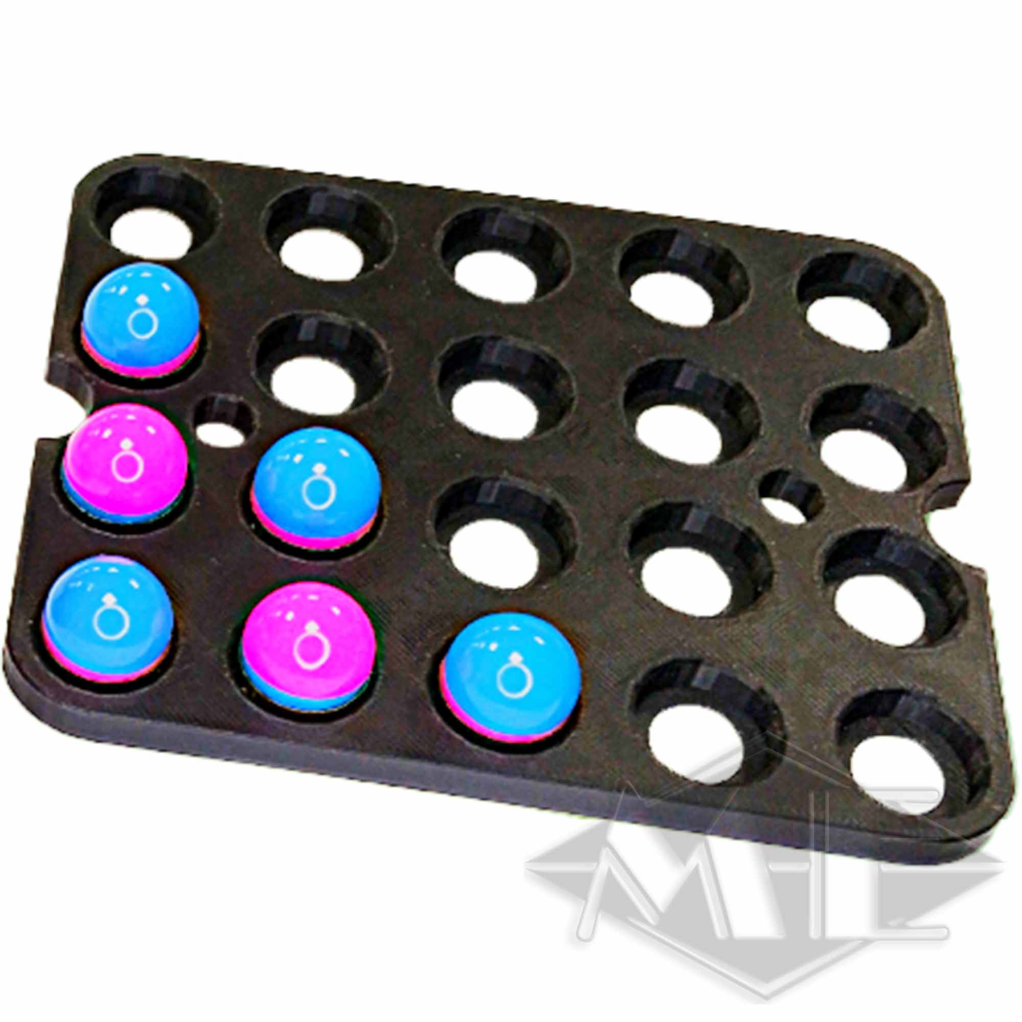 BioStrike Black Forest Testkit 100 Finns, cal. 68 board, murmel, bunt, magnetisch, fach