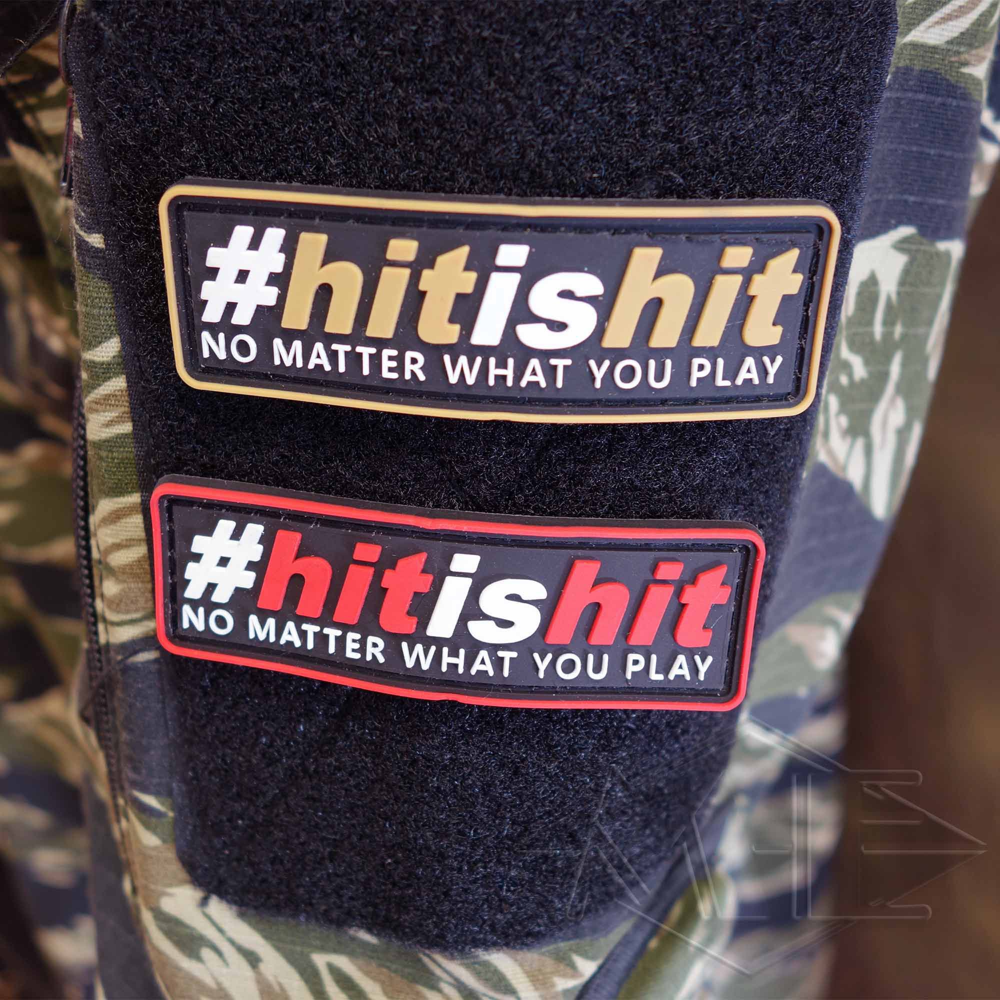 Velcro badge "#hitishit" Velcro badge "#hitishit"