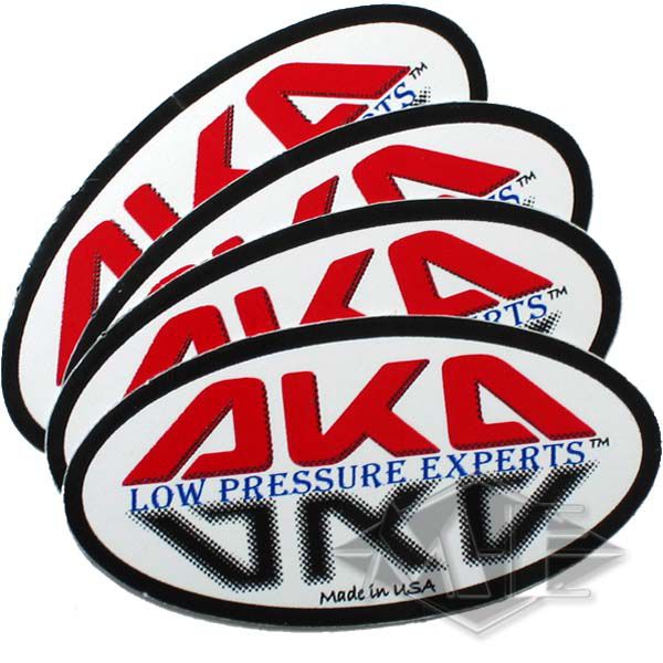AKA Stickers, Small (Pack of 4) AKA Stickers, Small (Pack of 4)