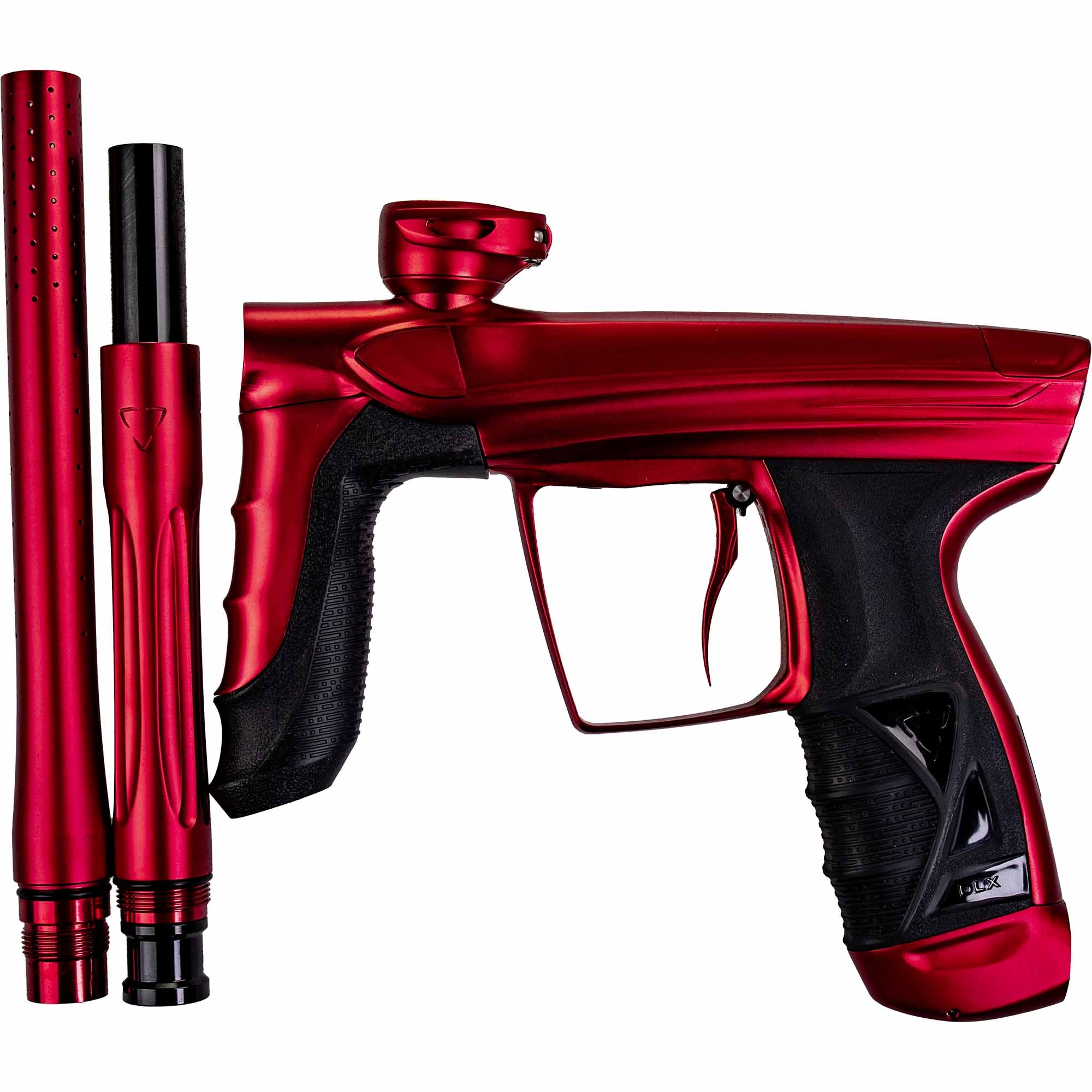 Pushgun, Paintball gun, Rote Farbe, Griff, Barrelenset