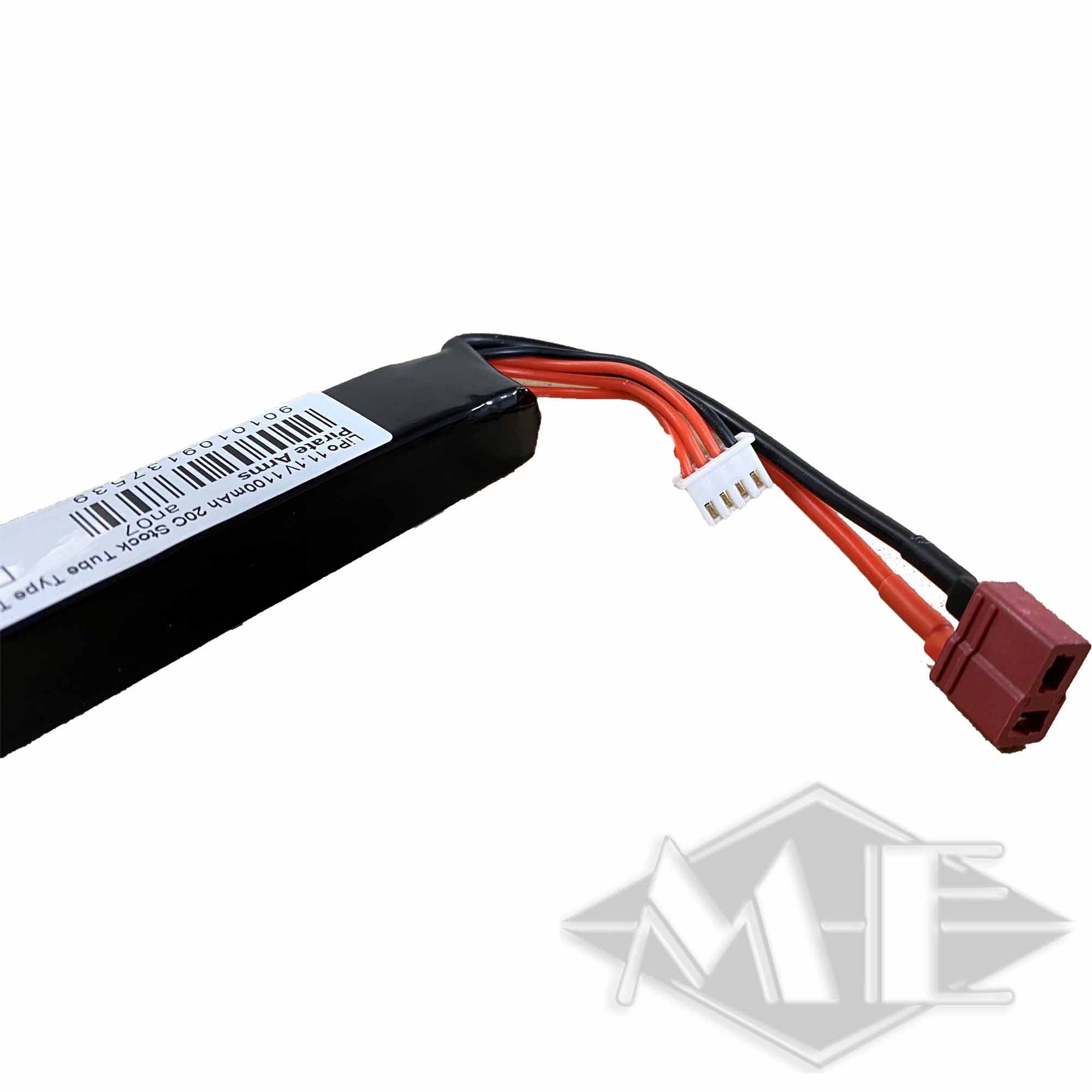 LiPo 11,1V 1.100mAh 20C Stock Tube Type T-Plug