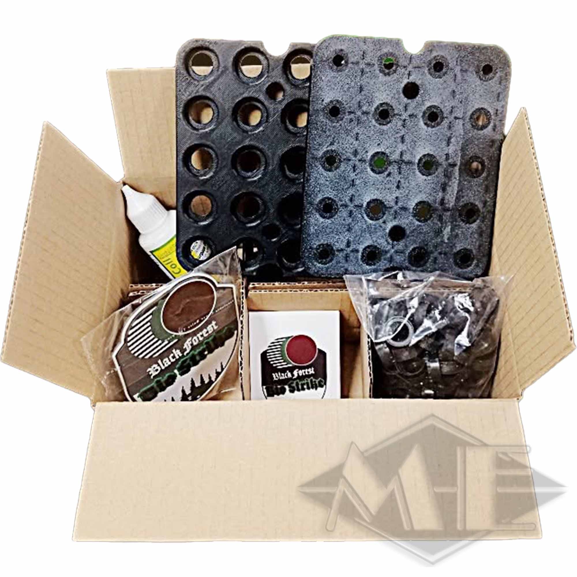 Kartonbox, Schwarzkasten, Hubplatten, Tauchböden, Zubehörset