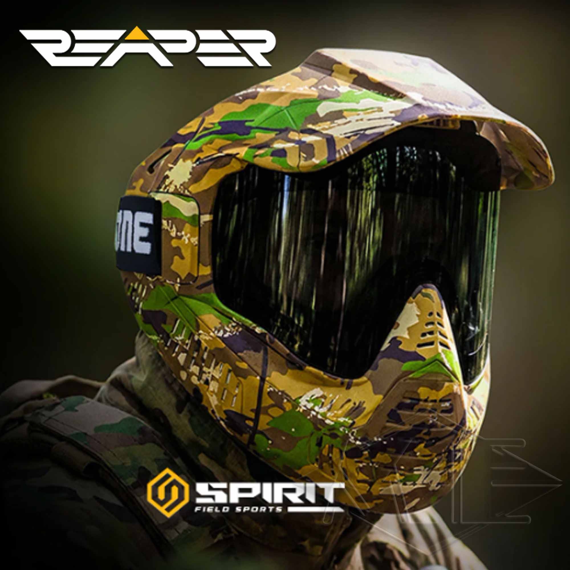 #ONE Reaper Spirit goggle thermal camo stalker Motocross-Face Shield, Kautschutz, Camouflage, Brille, Helm