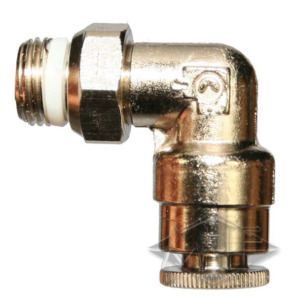 1/8" 6 mm 90° fitting swivel 1/8" 6 mm 90° fitting swivel