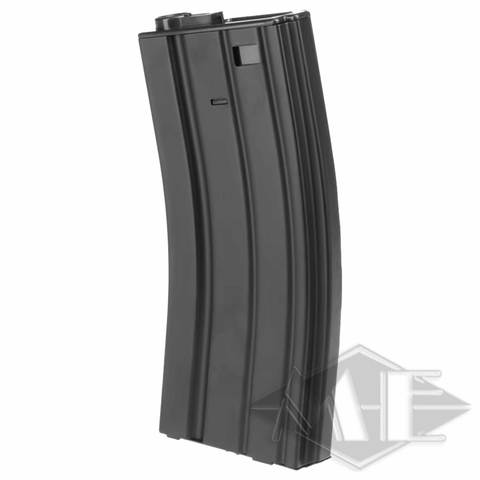 Pirat Arms Airsoft Magazin for M4 Model HiCap 300rds black Magazin, Stahlblech, Waffelmagazin, G36/M16 Magazin, Kugelmagazin
