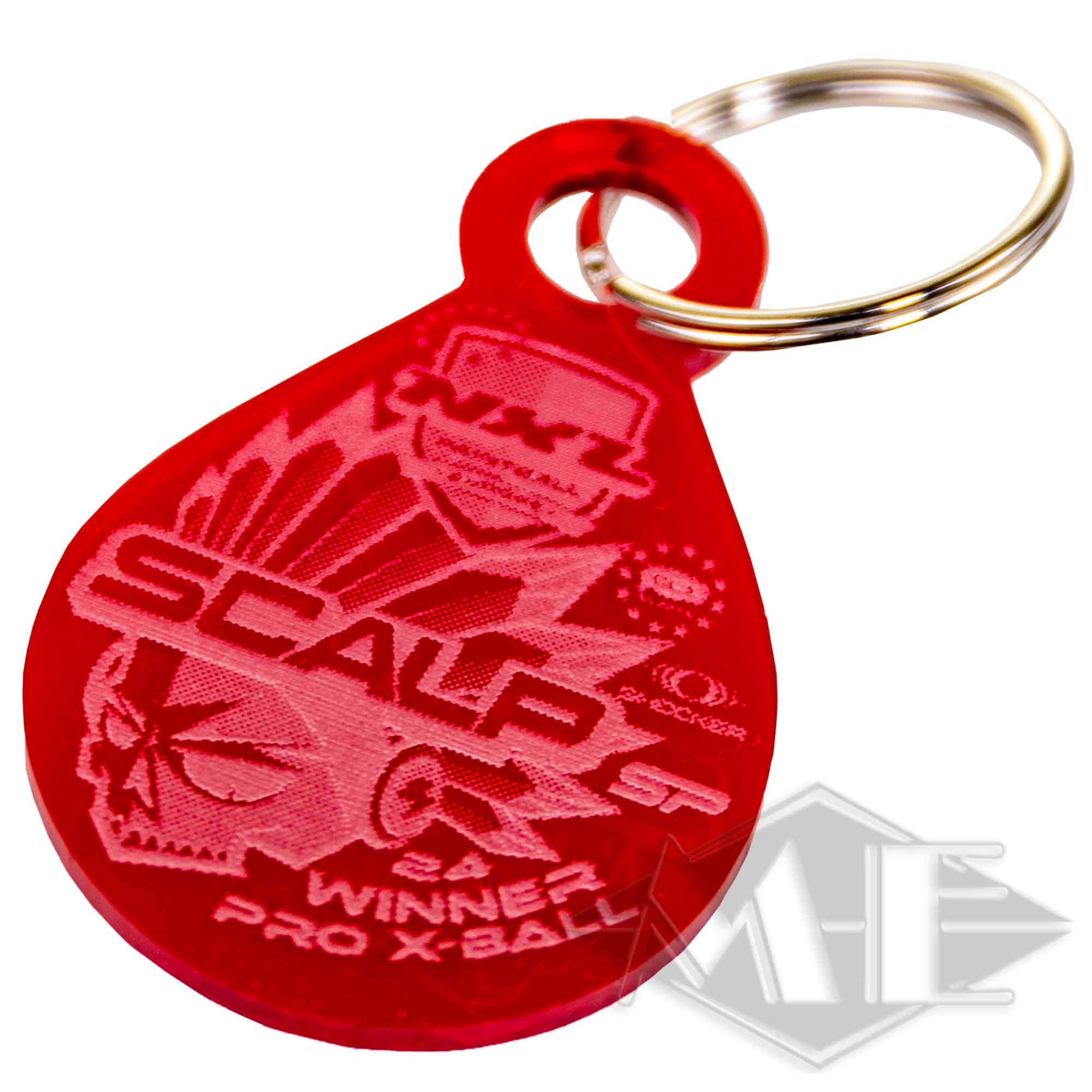 e6eeae431d1b14631c1f2c0f0e9013e560426daa TEAM SCALP "2024 Winner PRO X-BALL" key chain 5,5 x 3,5cm