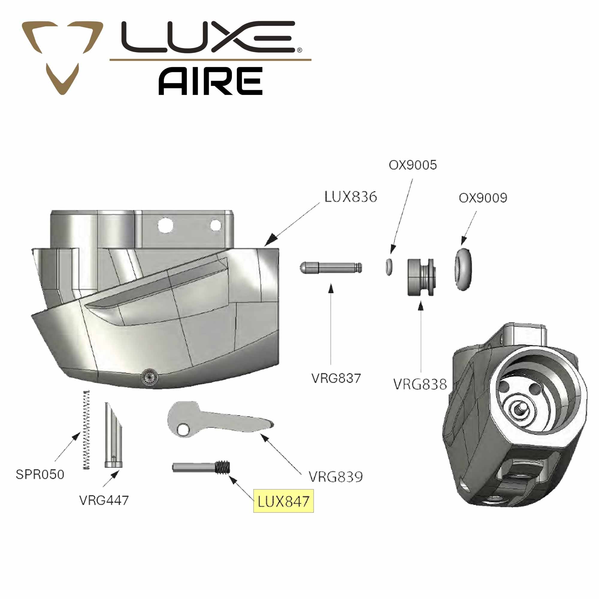 Helm, Casque, Gehäuse, Rundkapsel, Luxe Aire
