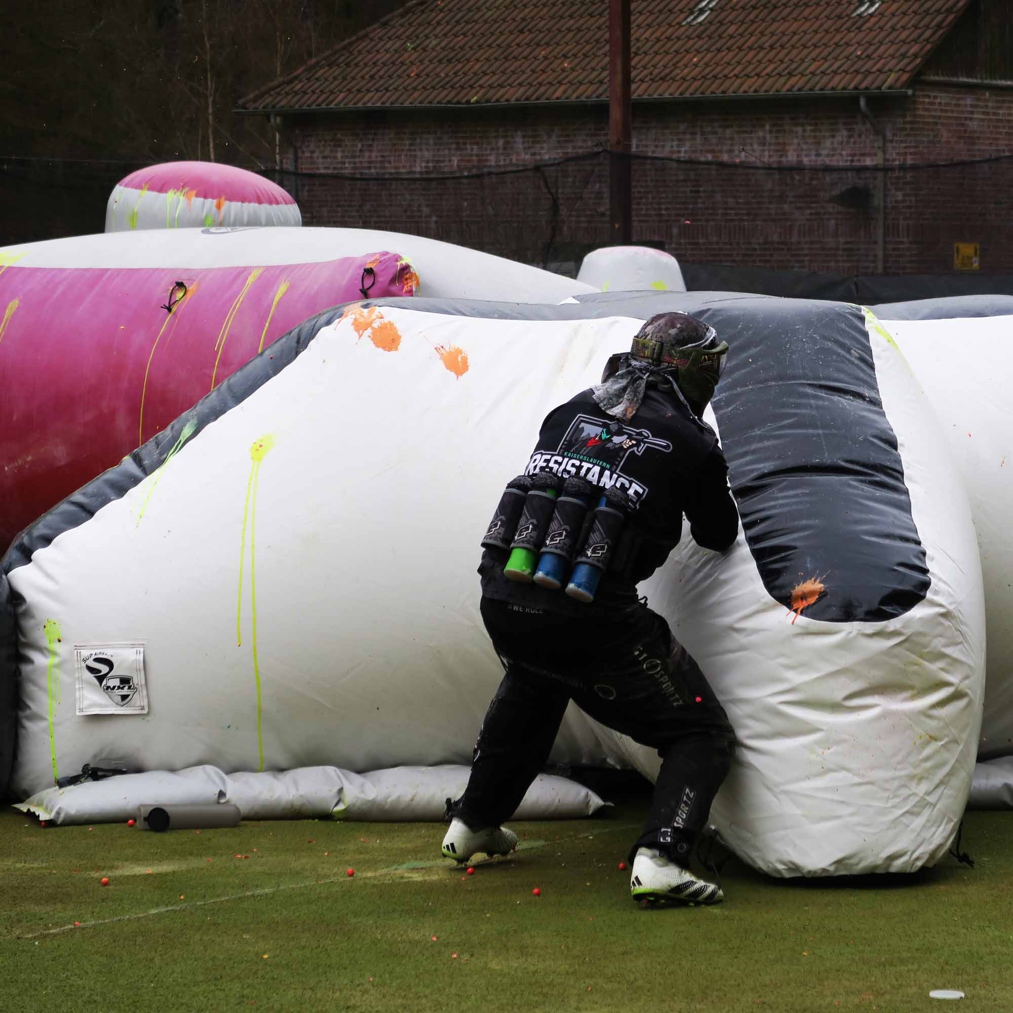 Paintball, Pistolenhalter, Schwarz, Prallwand, Outdoor