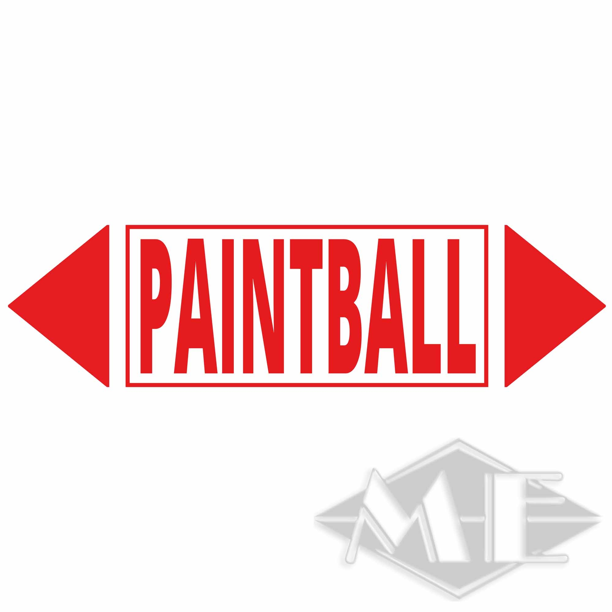 Sign "Paintball" Logo