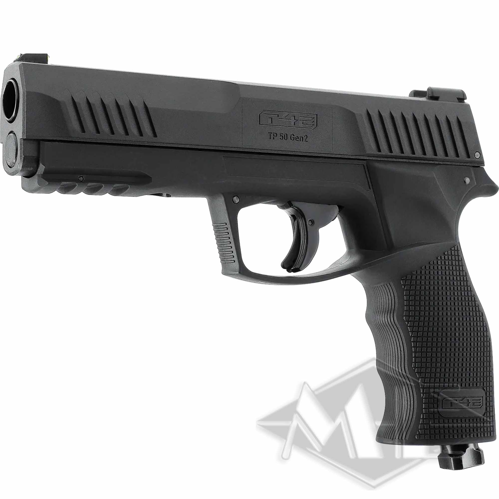 Pistole, Schreckschuss, Gummimatte, Griff, Luftdruck