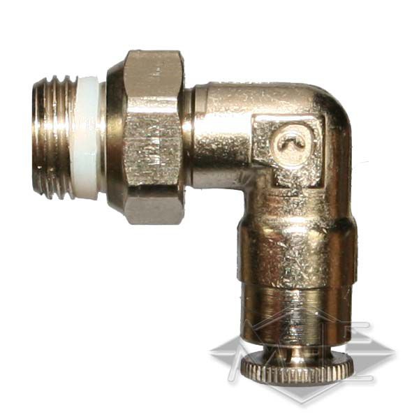 1/8" 4 mm hose 90° fitting swivel 1/8" 4 mm hose 90° fitting swivel