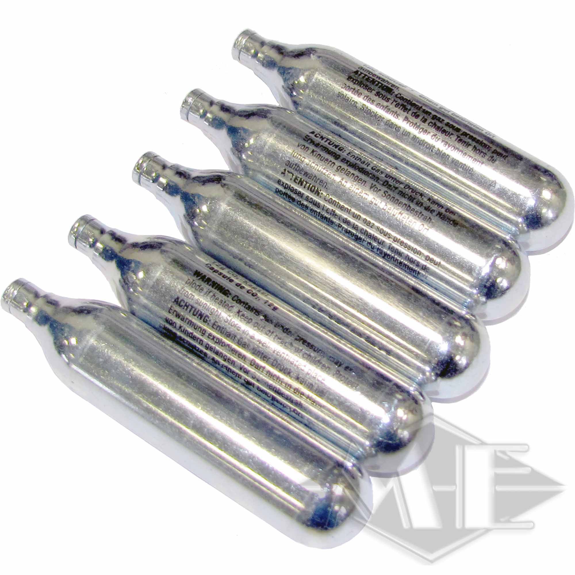 12g CO2 capsules (pack of 5) 12g CO2 capsules (pack of 5)