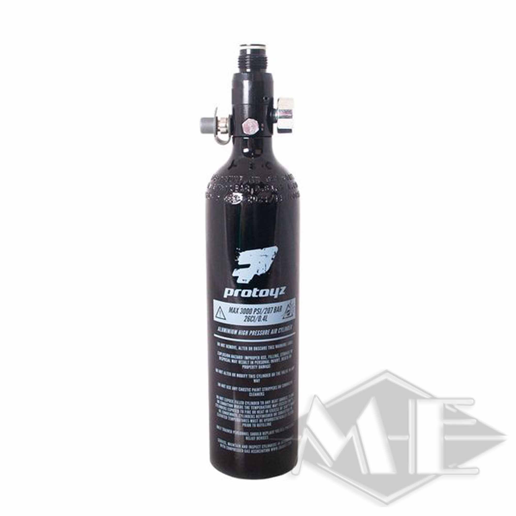 Protoyz HP system 200 bar with regulator 0.4l alu Zylinder