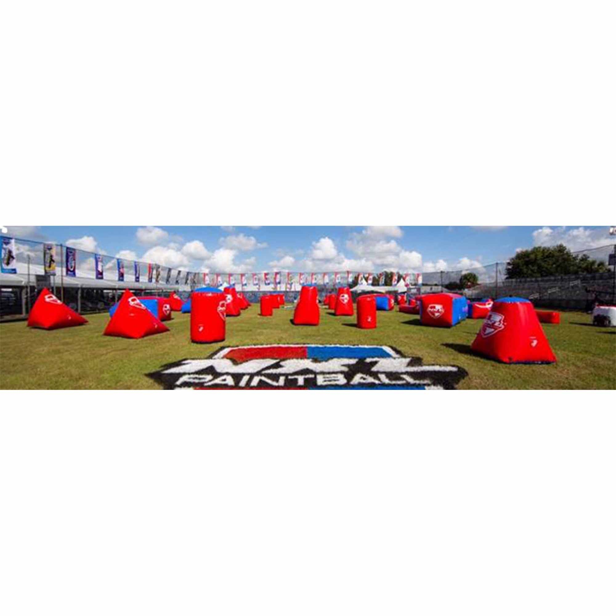 Paintball, Spielarena, Paintball-Marker, Turnier, Rot