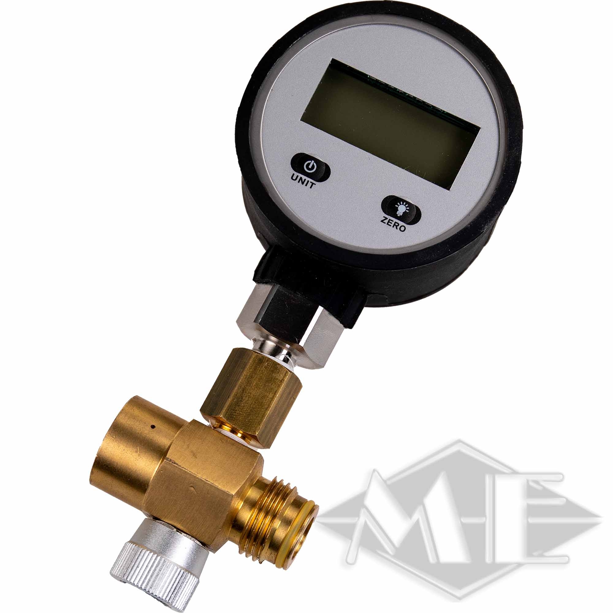 Preset Adapter On/Off Kit with Digital Pressure Gauge 0-100 bar