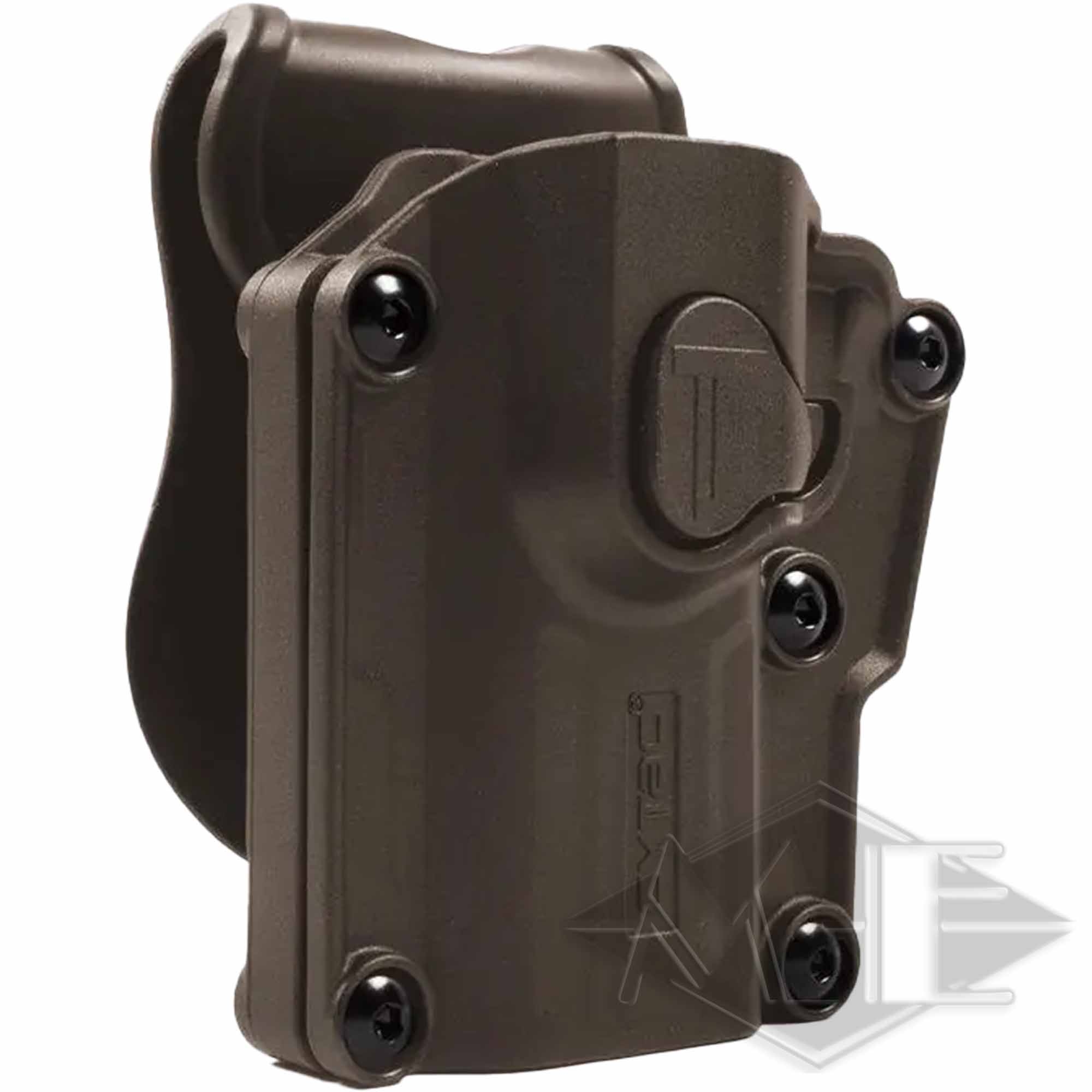 Cytac Mega-fit universal holster for left-handers Tan Cytac Mega-fit universal holster for left-handers Tan