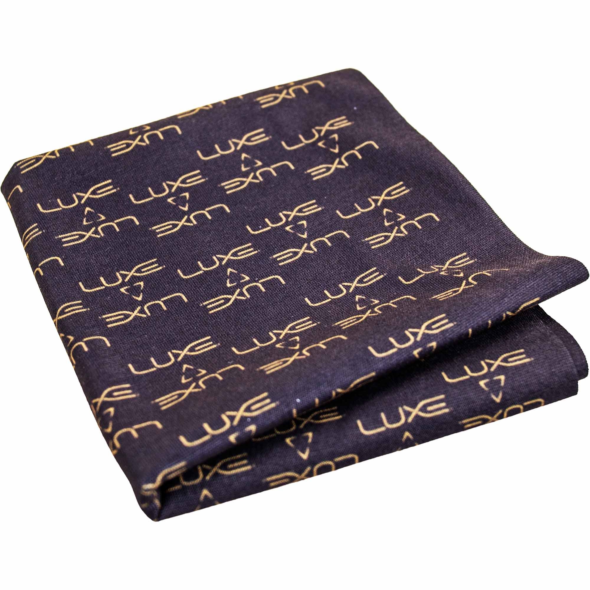 DLX Luxe Round Neck Scarf Krawatte, Nacht Blau, universal Muster, Stoffschal, Kleidung Accessoire