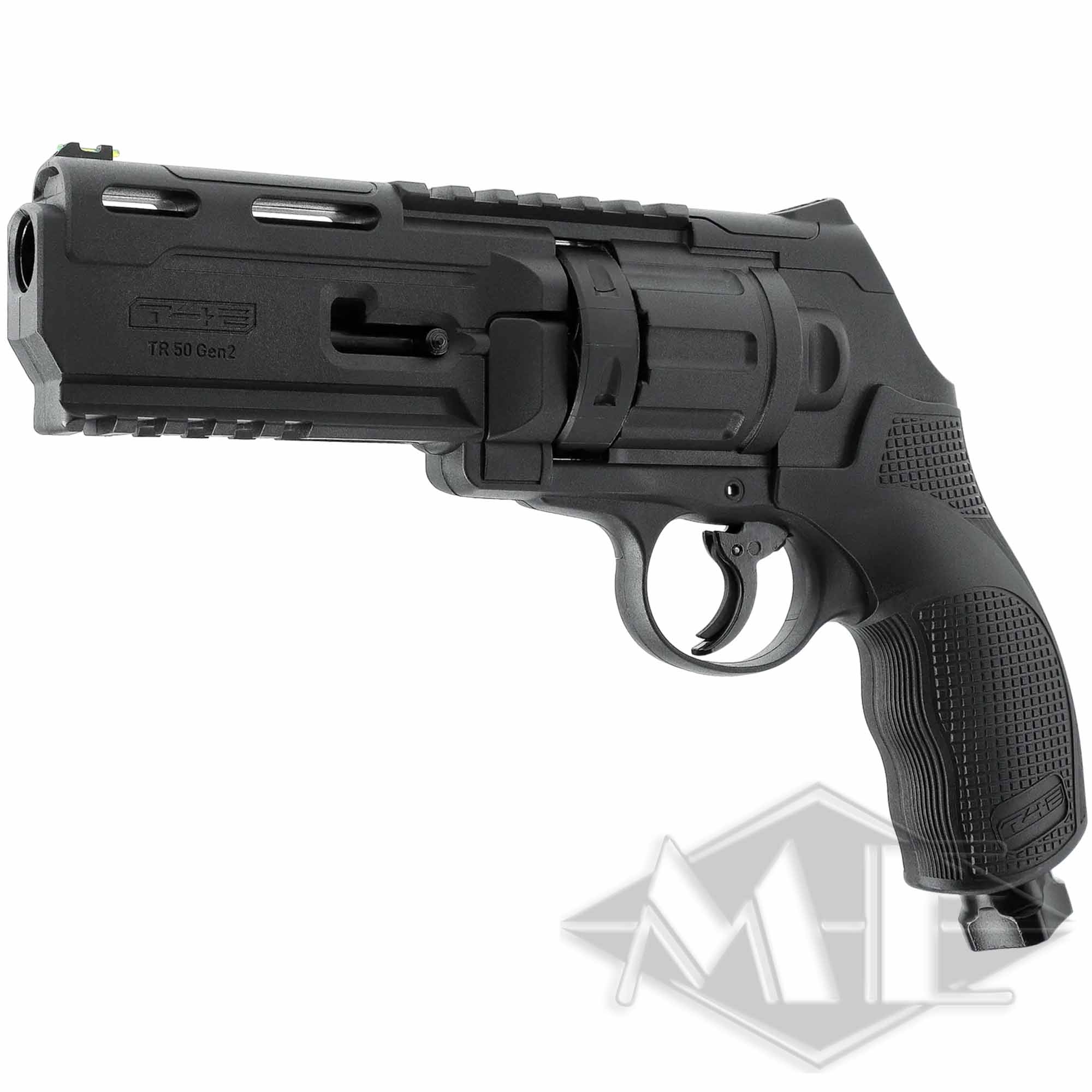 Umarex revolver cal.50 "T4E TR 50 Gen2" revolver, Airsoft-Pistole, schwarz, Gummigriff, kompakt