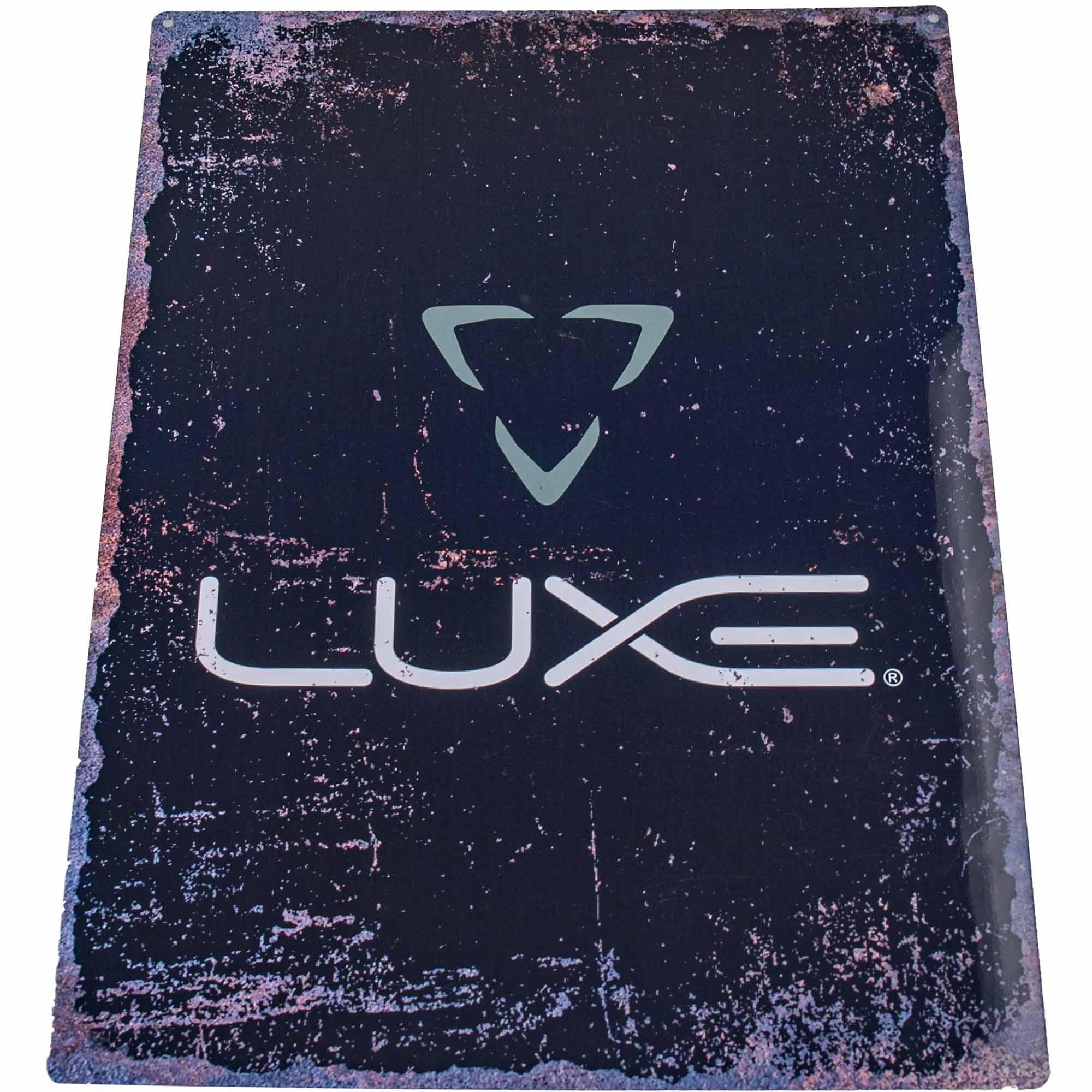 GOG branded metal sign "Luxe" GOG branded metal sign "Luxe"