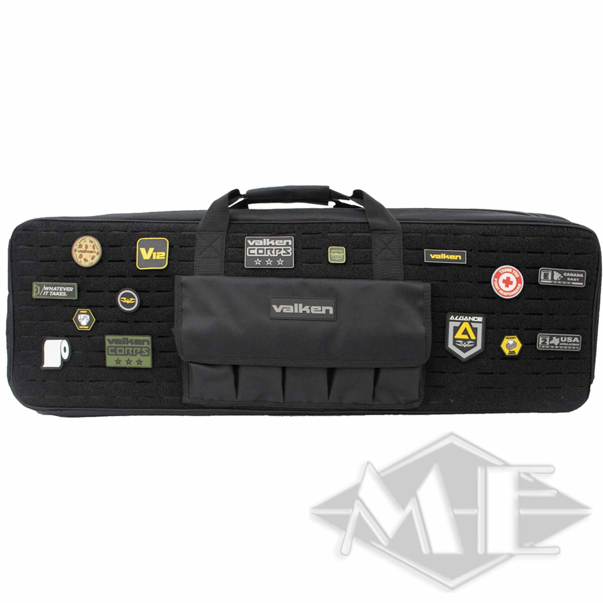 Valken Gun Case Zulu Patch Wall 38-inch, black