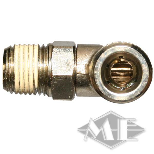 1/8" 6.3 mm 90° fitting swivel 1/8" 6.3 mm 90° fitting swivel