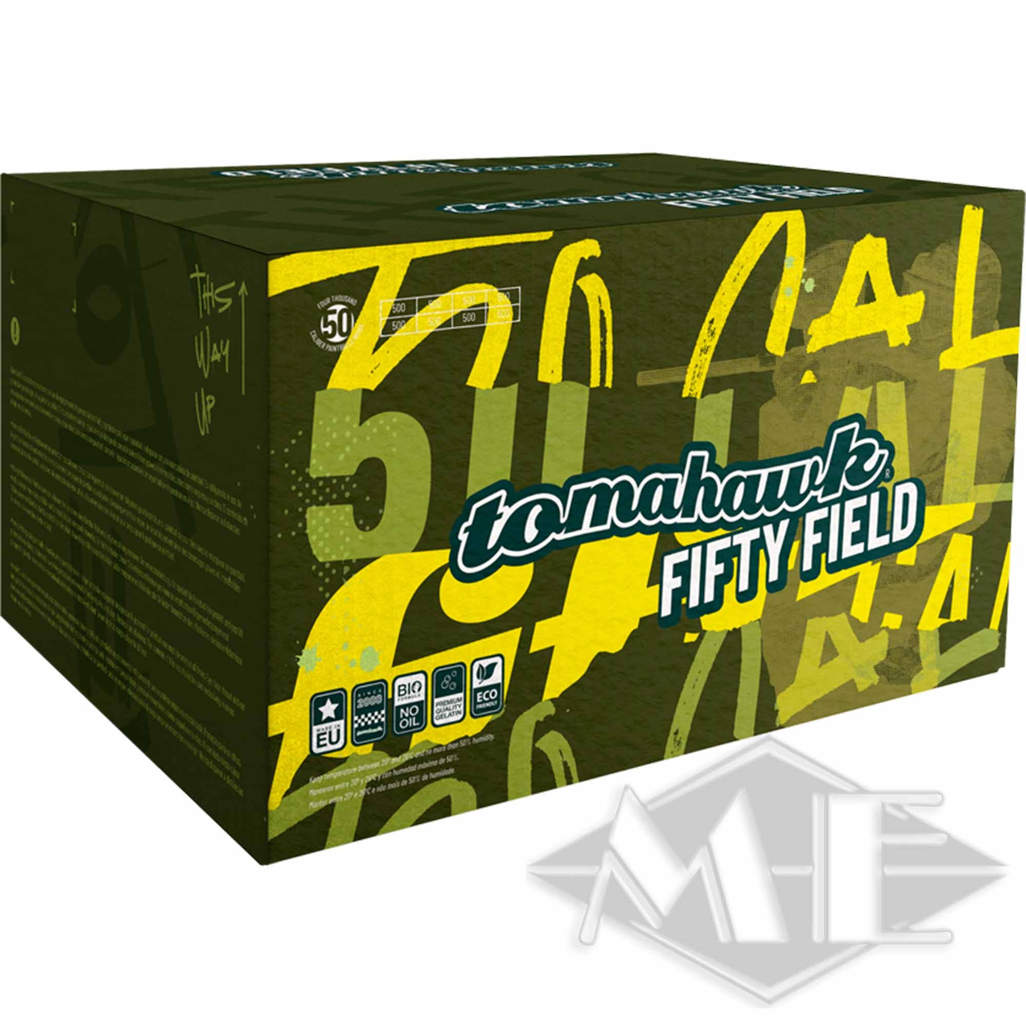 d36ae0f59b87871397c9dcb3c65d27f9253b2dc1 Tomahawk cal.50 "Fifty Field" paintballs, 4000 box