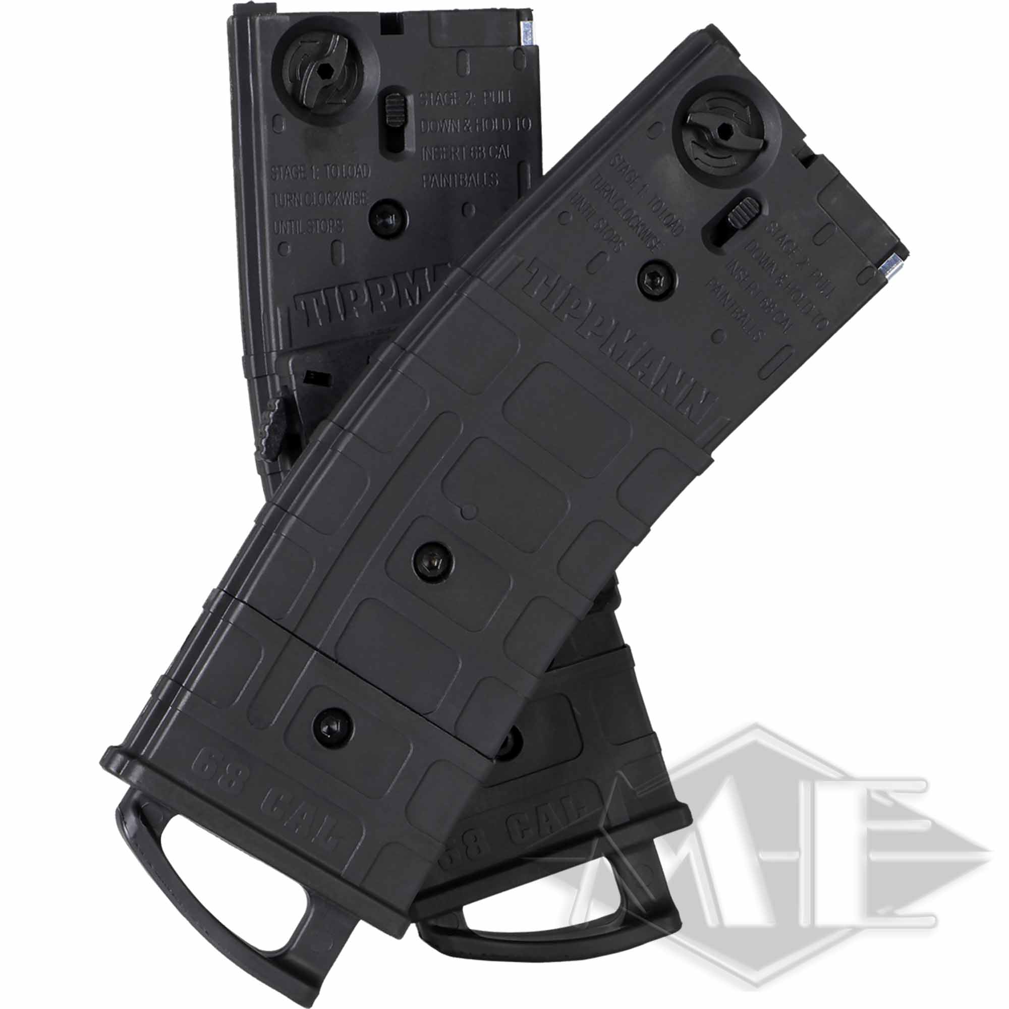 Tippmann TMC magazine with magazine connector, black - pack of 2 Tippmann TMC magazine with magazine connector, black - pack of 2