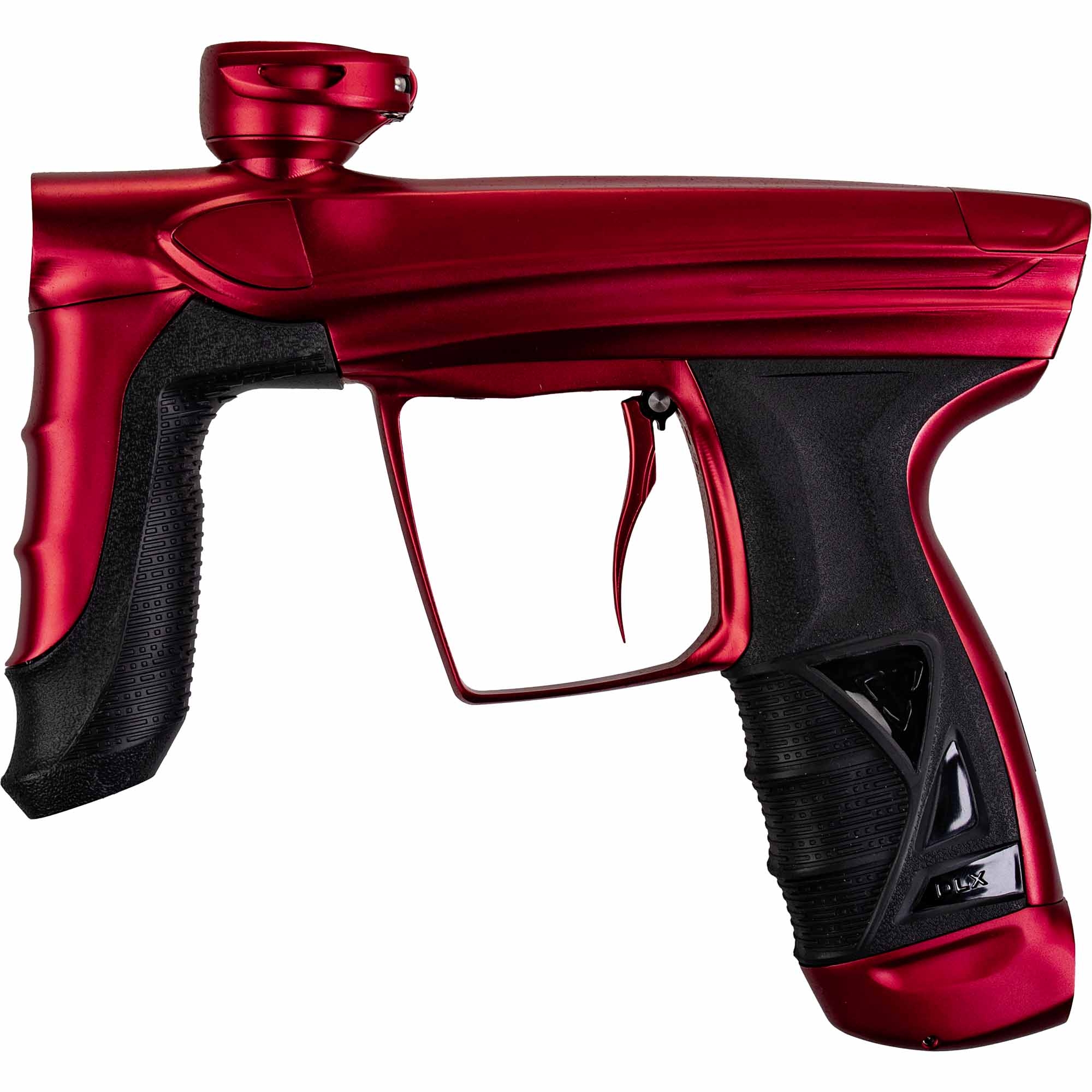 DLX Luxe® AIRE marker, dust red paintball-gewehr, rot, pistole, grif textured, luftdruck-gerät