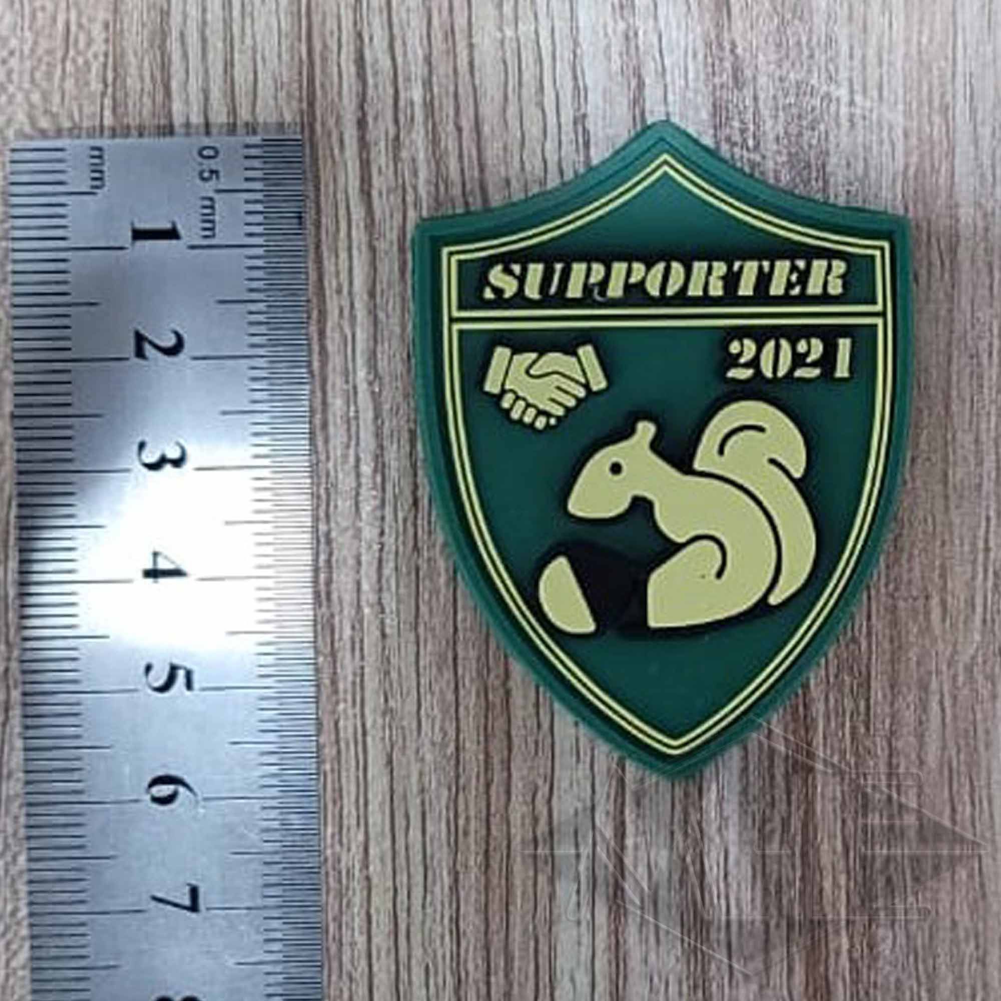 patch_klettabzeichen-_supporter-2021_-_5250_2 Velcro Badge "Supporter 2021" (PaintballFabrik - Area-M)