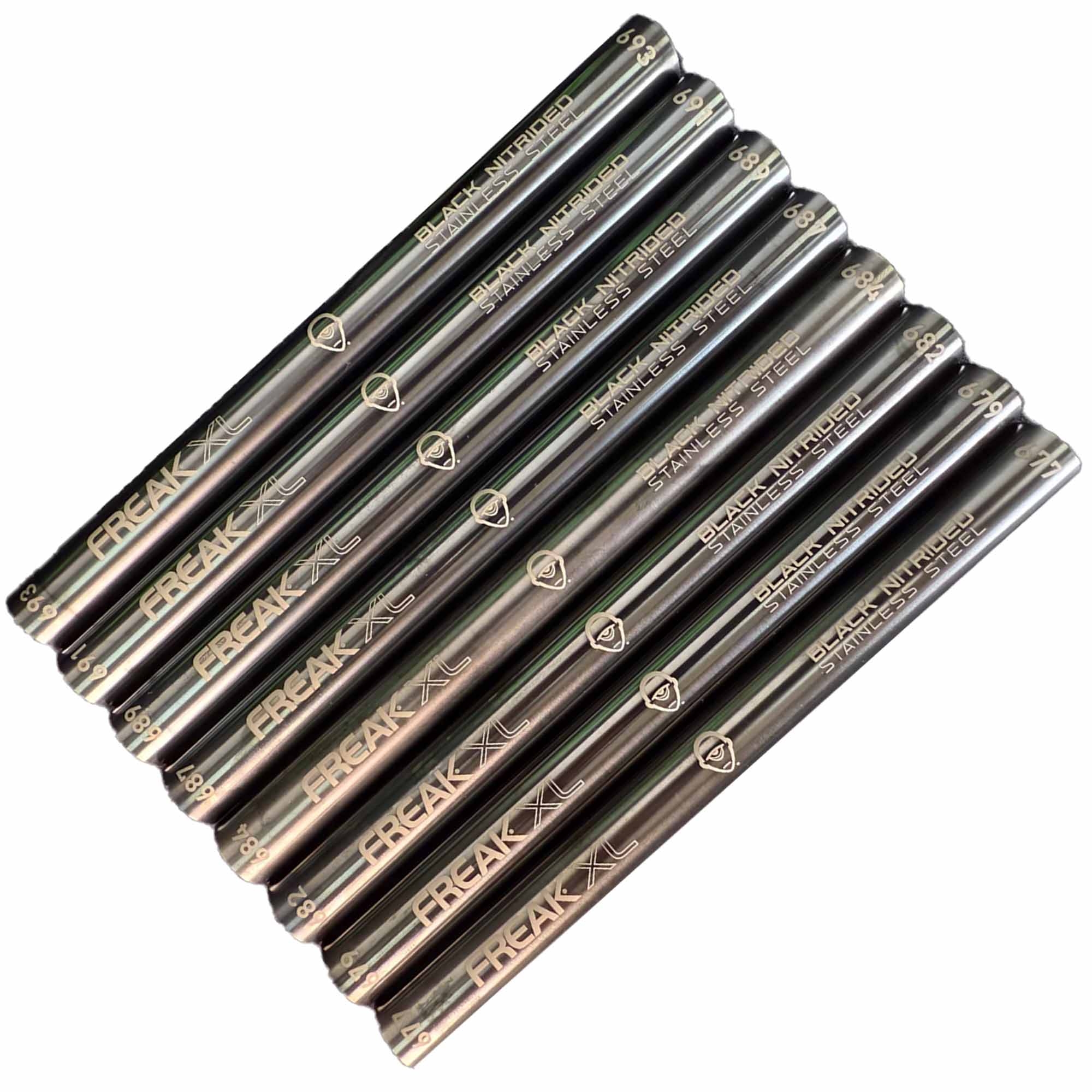 GOG Freak XL Stainless Boremaster Kit (8 Inserts "Black Nitrided" & Soft Case) 2023 Stahl, Armbanduhr