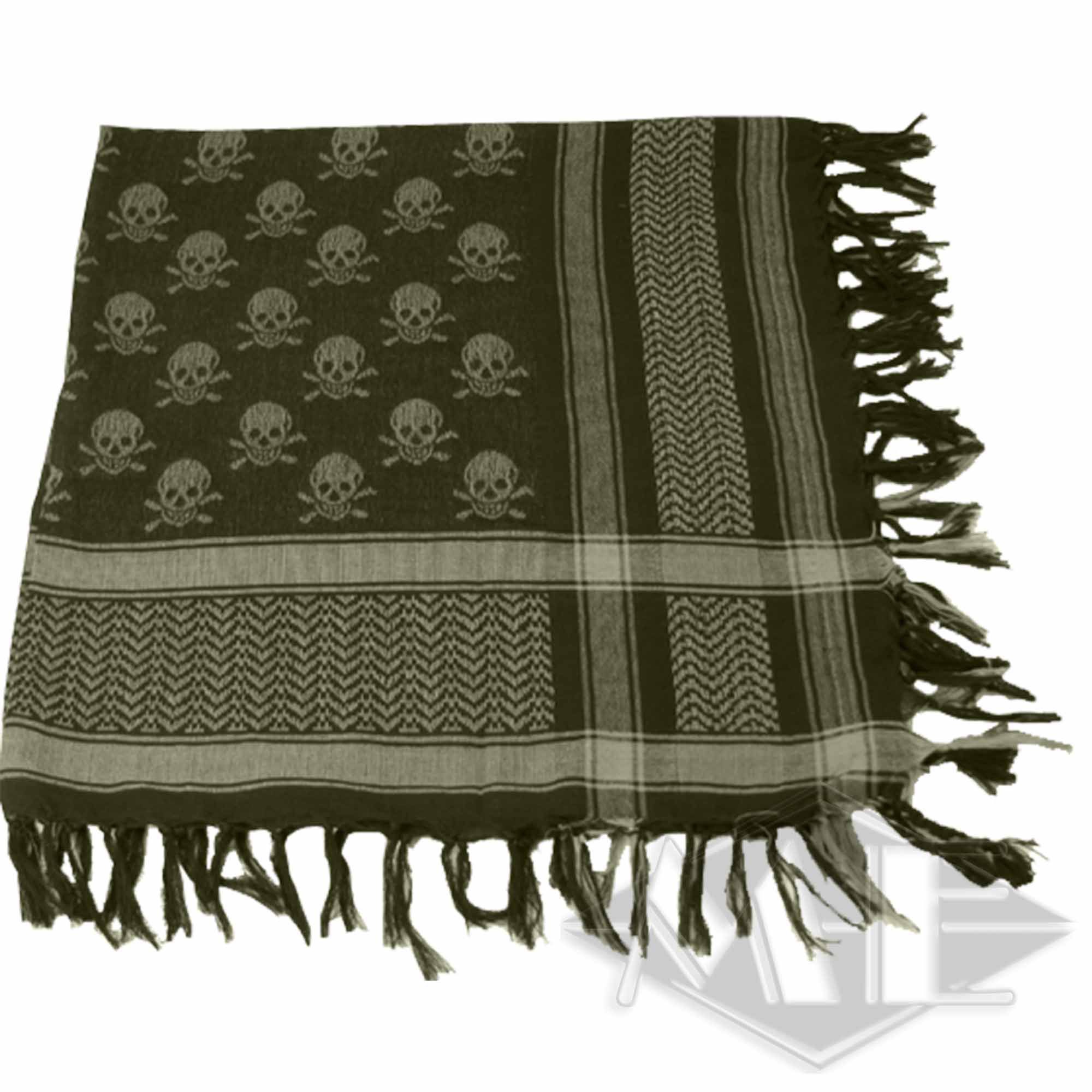 Headscarf / Kufiya / Shemag, olive Headscarf / Kufiya / Shemag, olive