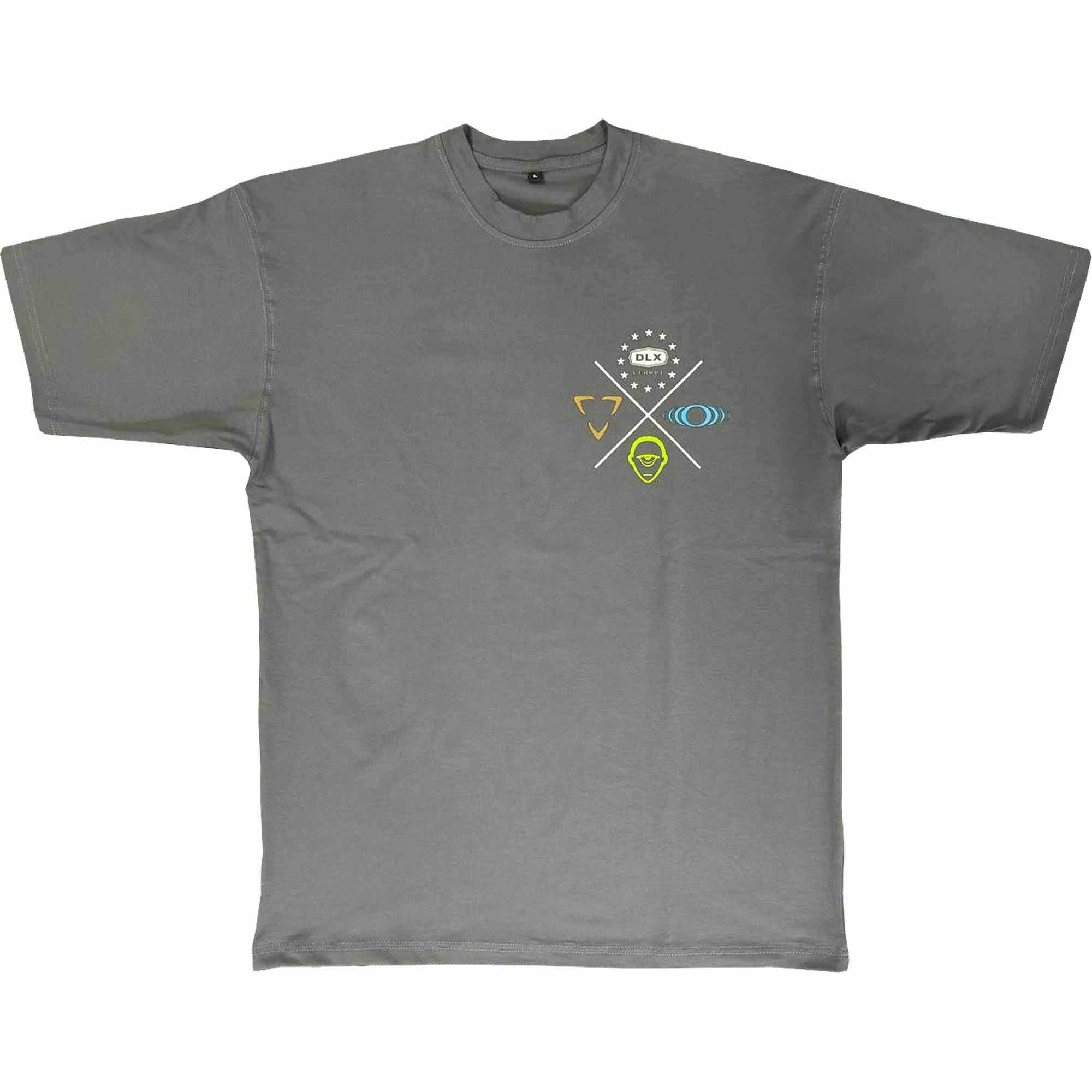 DLX T-Shirt "LUXE" gray Bekleidung, T-shirt, Hemd