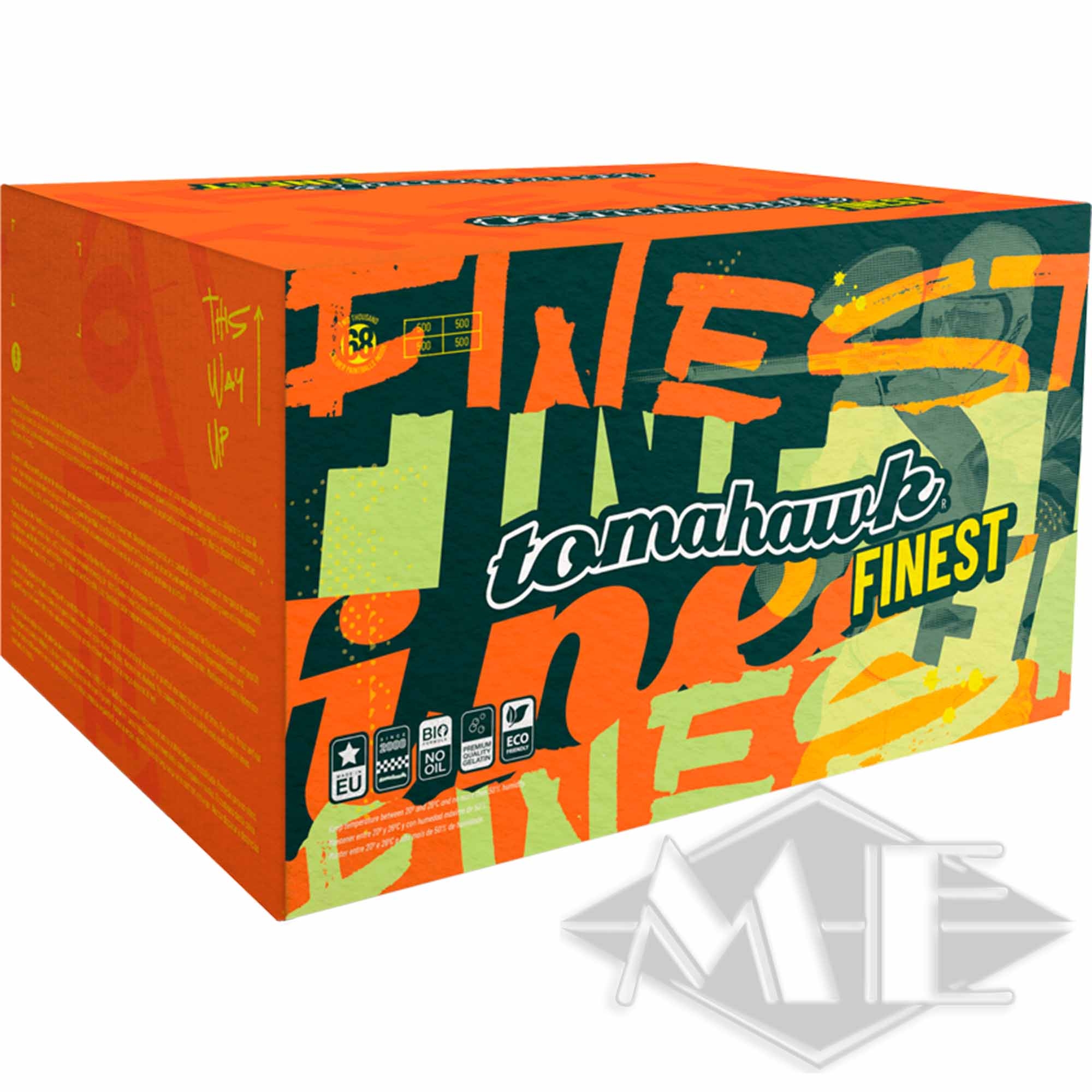 e1faa79b4ecba49f1ba6743337e2adc3a92a9a20 Tomahawk "Finest" Paintballs, 2000 box