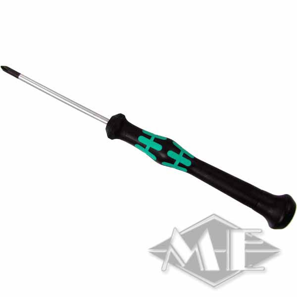 Wera Phillips screwdriver Kraftform Micro, PH0 Wera Phillips screwdriver Kraftform Micro, PH0
