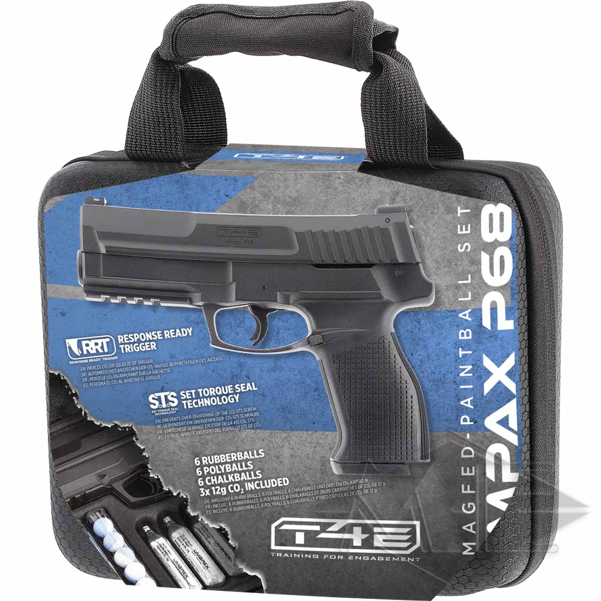 Pistolenkoffer, Trainingspistole, Zubeh4rset, Geh2Use, Gummib59llchen