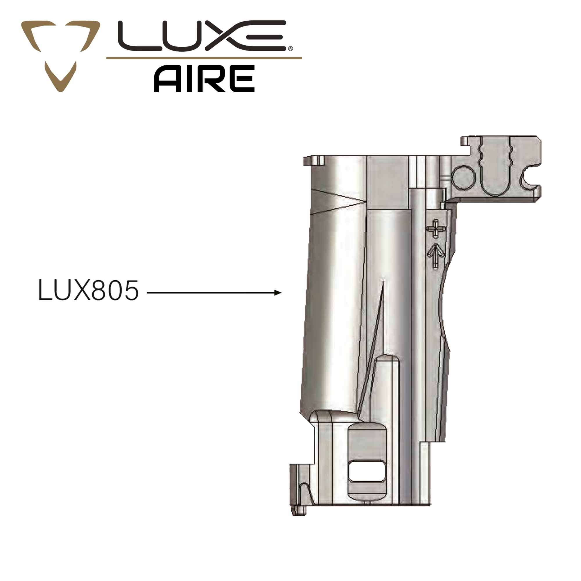 Kühlmittelventil, LUXE-AIR, Ventilteil, Hochdruckkomponenten, LUX805