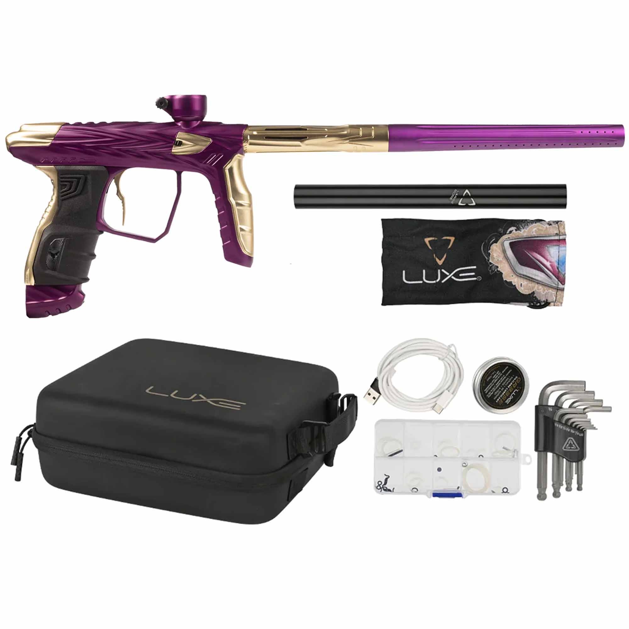 HK Army DLX Luxe® IDOL "SHREDDER" marker, purple/gold Feuerwaffe, Waffe, Pistole, Gewehr, Handfeuerwaffe