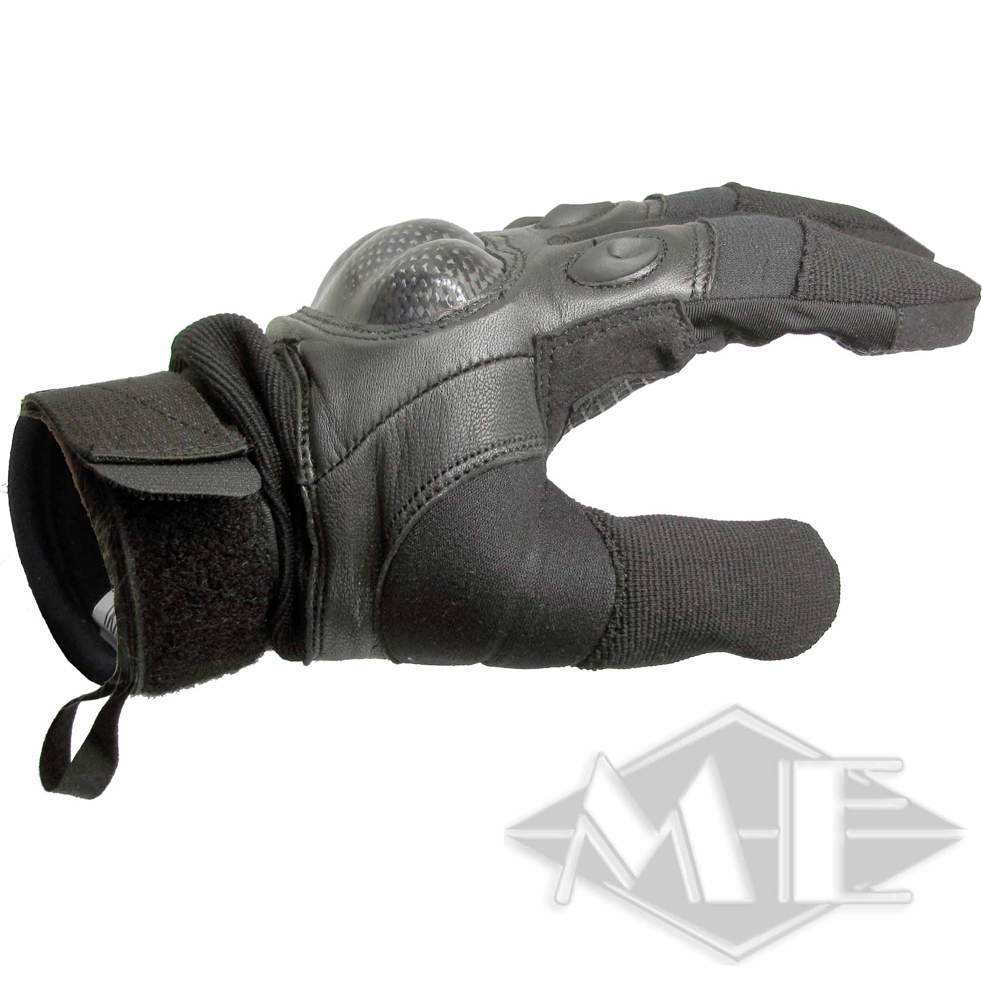 Full finger gloves "Operator" Kradhandsschuh, Schutzhandschuh, Knöchelschutz, Gummierung, Schwarz
