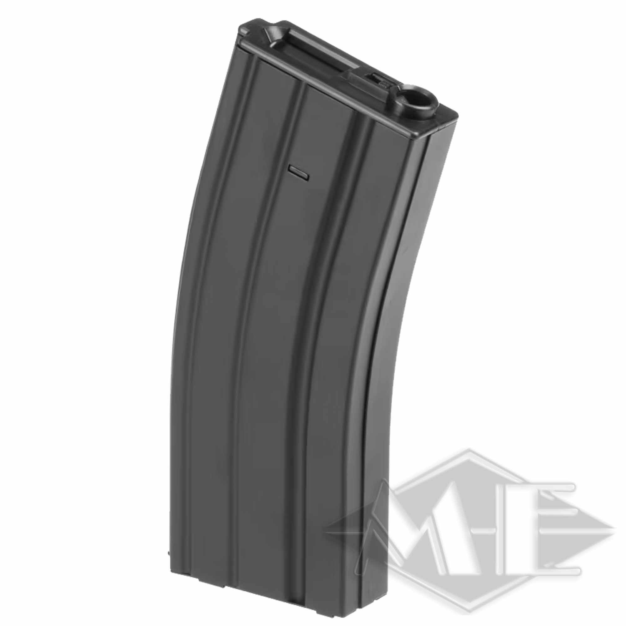 Pirat Arms Airsoft Magazin for M4 Model HiCap 300rds black Magazin, Metall, Gewehrmagazin, Steel magazine, Korpus