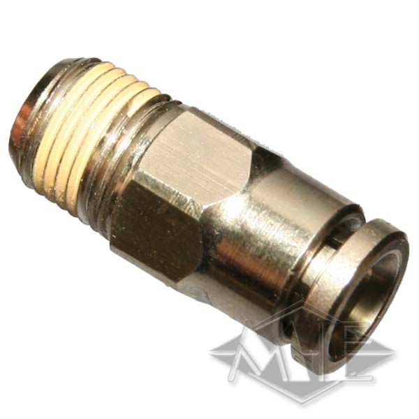 1/8" 6.3 mm hose fitting straight 1/8" 6.3 mm hose fitting straight