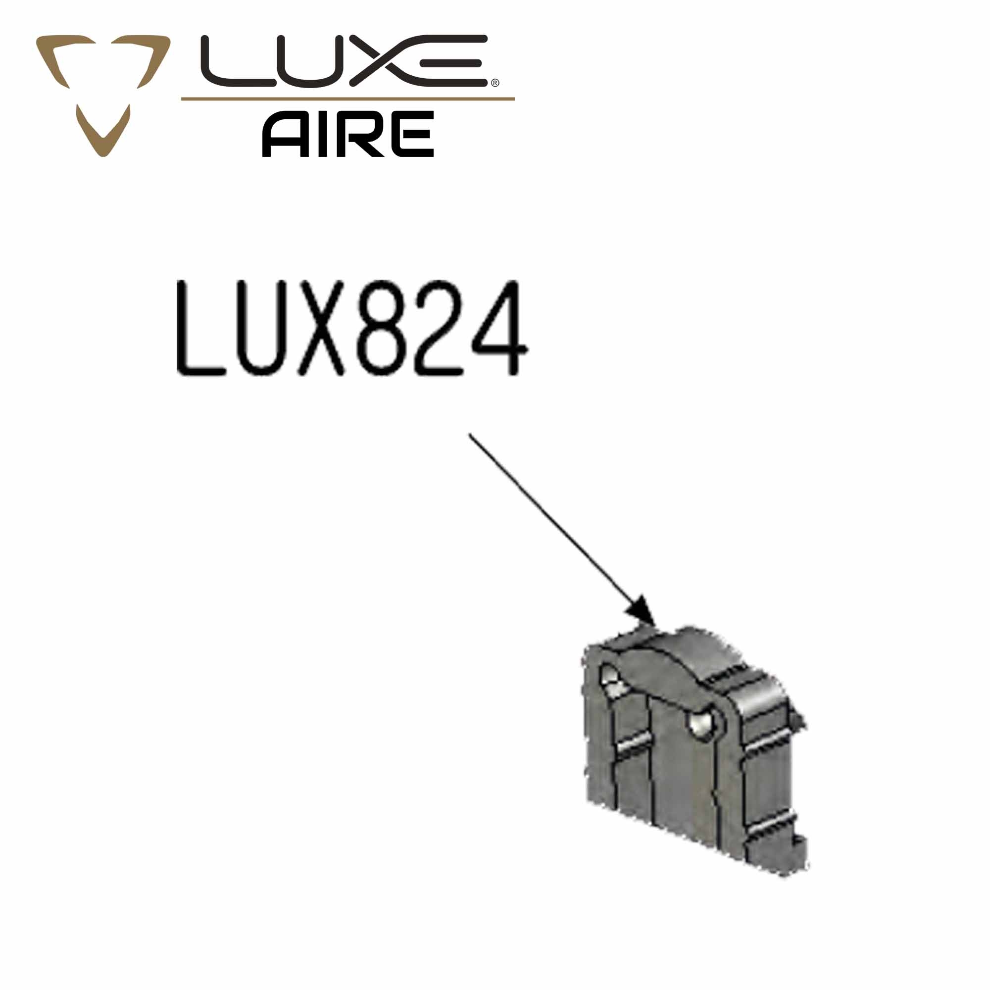 Luxe, Aire, LUX824, Halterung, Klemme