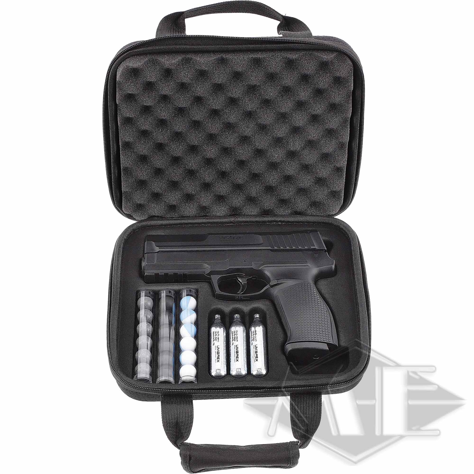 Pistol case, Schwarz, Gehäuse, Schusswaffe, Zubehörset