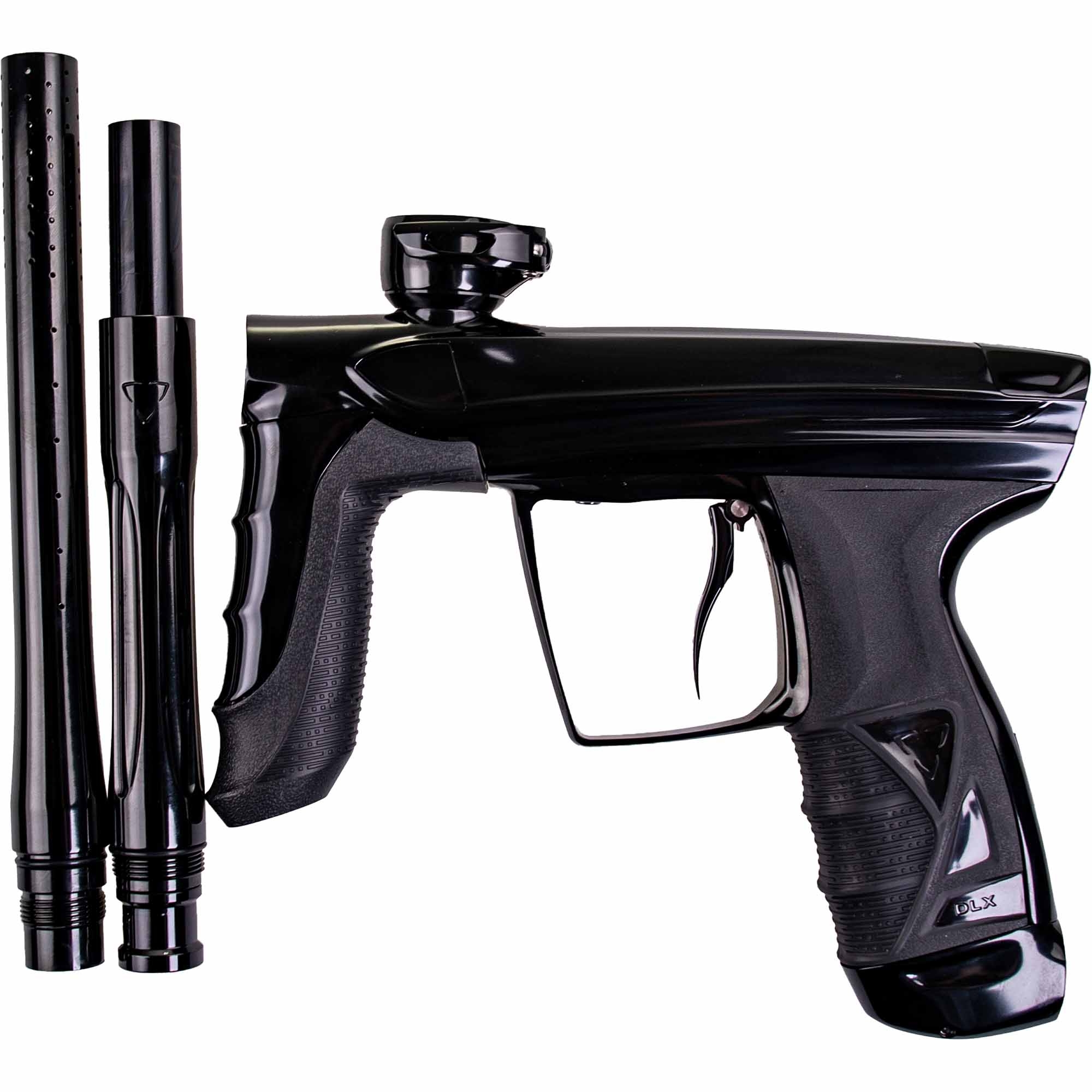 DLX Luxe® AIRE marker, polished black Paintball-Pistol, Marker, Schwarz, Griff, Barrel-Set