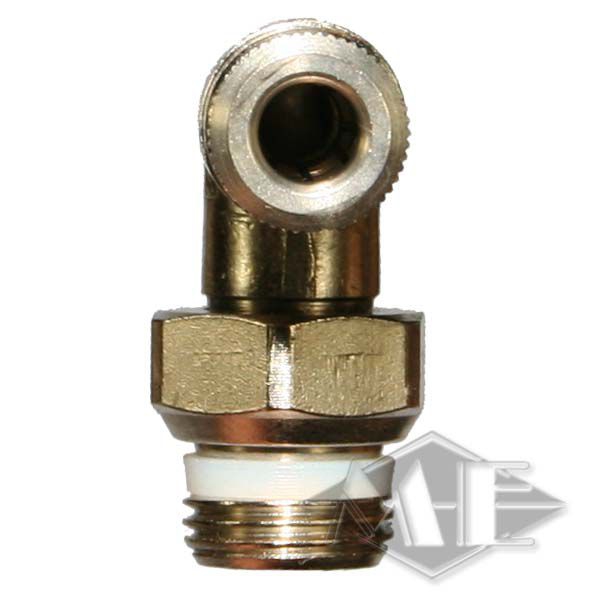1/8" 4 mm hose 90° fitting swivel 1/8" 4 mm hose 90° fitting swivel