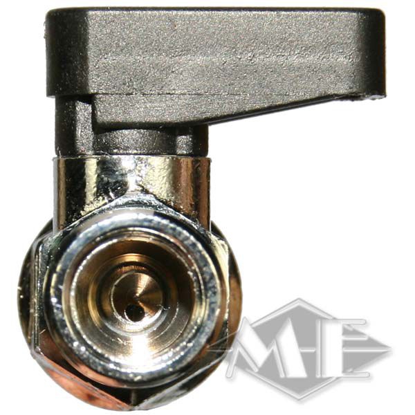 PPD 1/8" mini on/off valve with bleeder