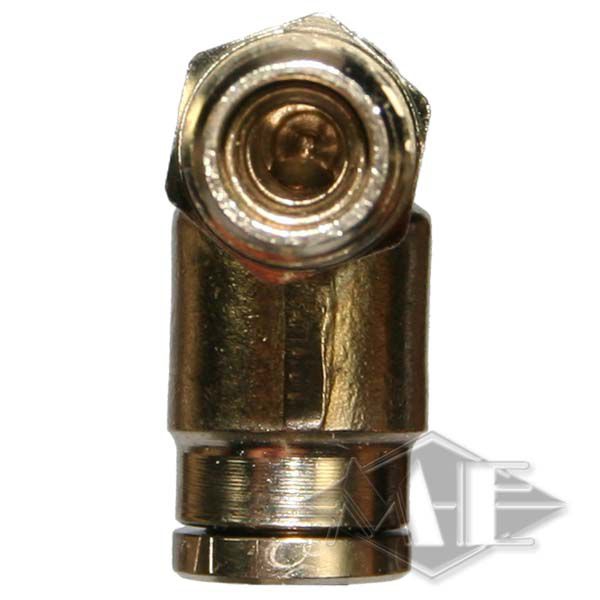 1/8" 6.3 mm 90° fitting swivel