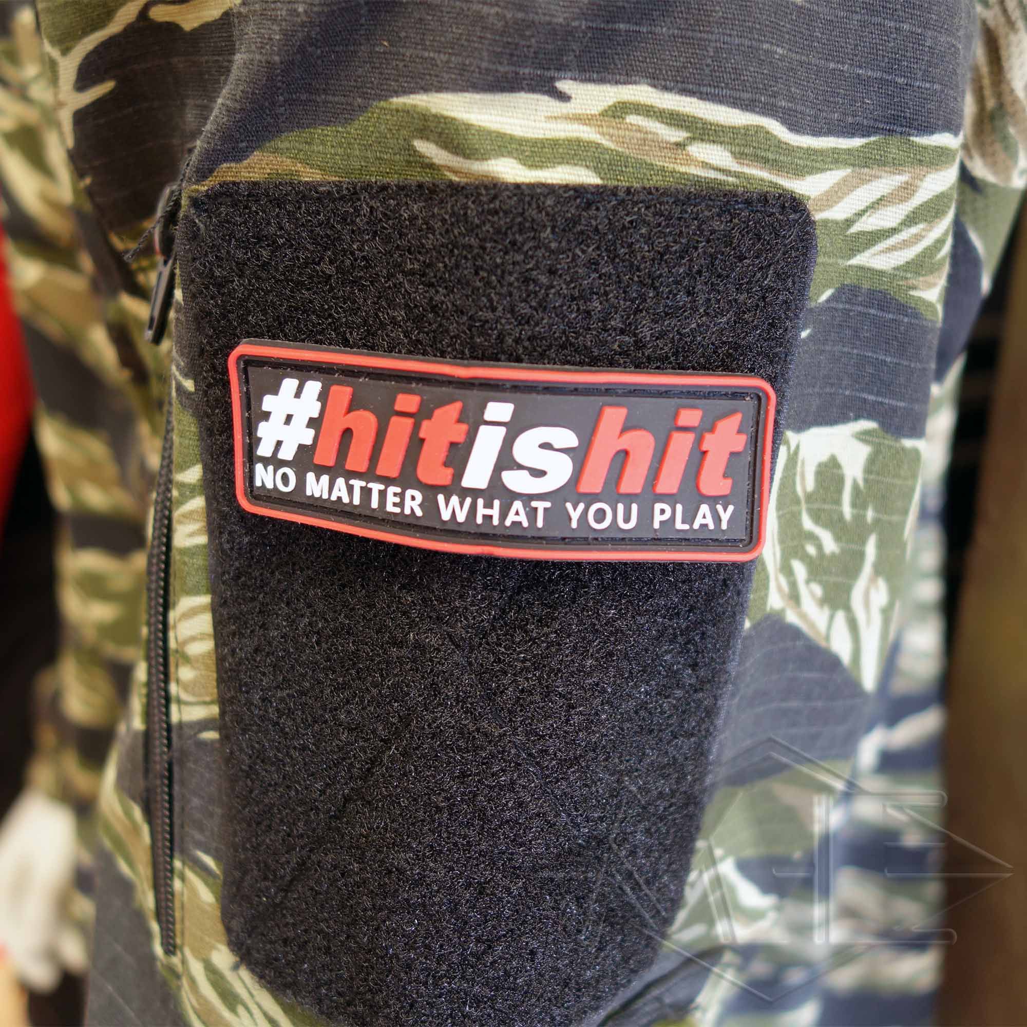 Velcro badge "#hitishit" Velcro badge "#hitishit"