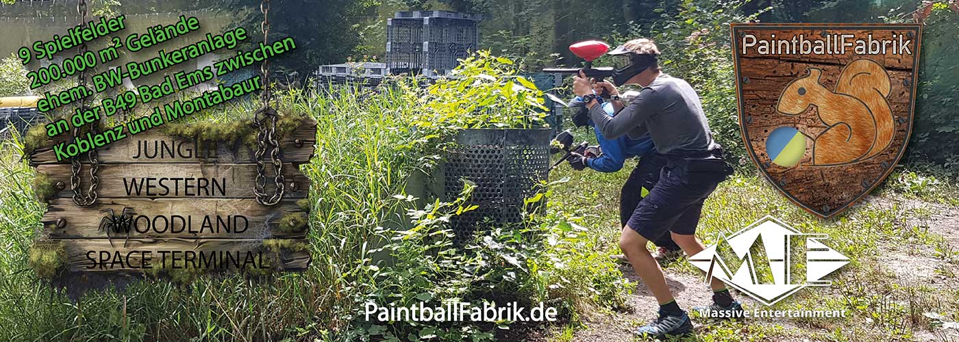 ÜaintballFabrik, Paintball, Person, Pflanze, Vegetation