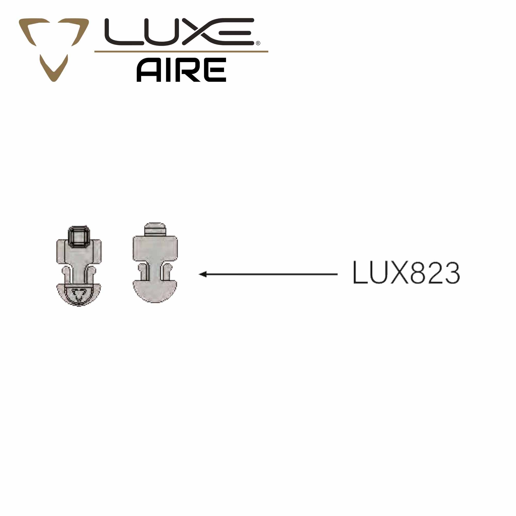 Luxe Aire, Klemmen, Verbindungsstück, Beschläge, LUX823